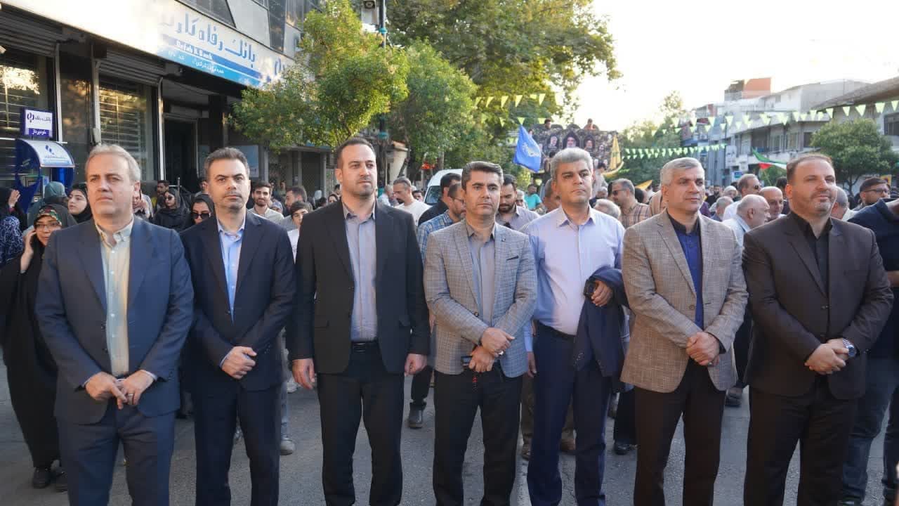 کارکنان شهرداری گرگان همپای مردم در اجتماع ضدصهیونی عید غدیر - 1