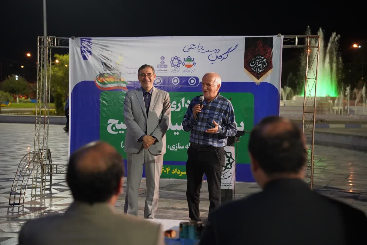 گزارش تصویری 1 : آیین بهره‌برداری از پروژه بهسازی میدان بسیج (چهارمین وعده محقق شده شهردار گرگان) و مراسم روز خبرنگار - 5