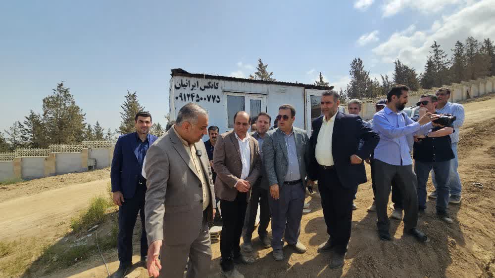 بازدید رئیس دادگستری گلستان از پروژه شهربازی مدرن گرگان - 8