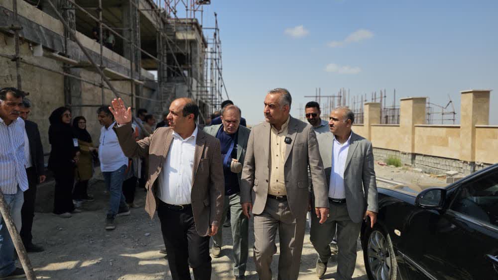 بازدید رئیس دادگستری گلستان از پروژه شهربازی مدرن گرگان - 6