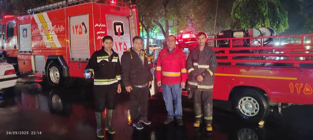 بازدید شهردار گرگان از مناطق آسیبدیده در پی بارندگی شدید امشب - 4
