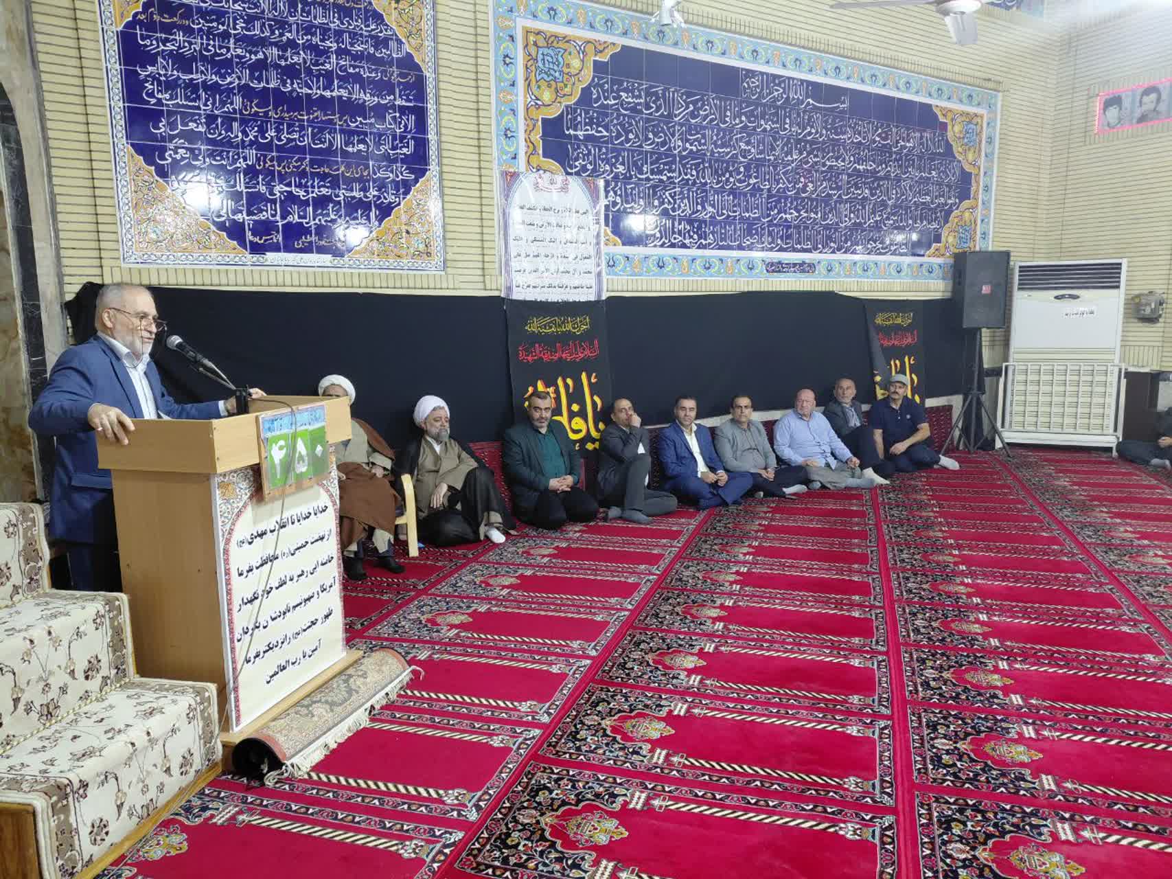 نشست صمیمی شهردار گرگان با نمازگزاران مسجد حضرت ابوالفضل العباس (ع) - 4