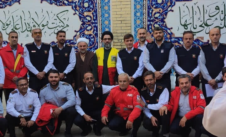 دیدار آیت الله طاهری، نماینده مردم گلستان در مجلس خبرگان رهبری با آتش نشانان شهرداری گرگان - 4