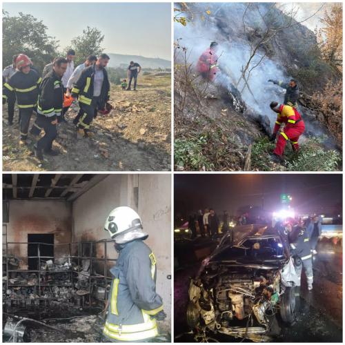 انجام ۲۱۷ عملیات توسط آتش&zwnj;نشانی گرگان در آذرماه ۱۴۰۴