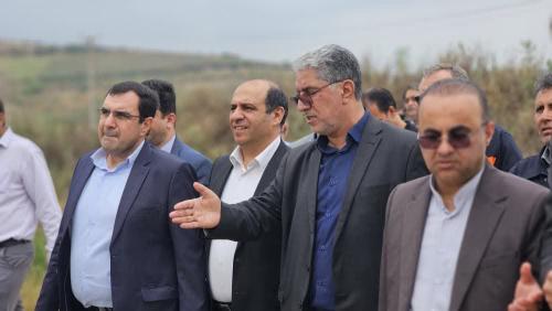 بررسی میدانی عملیات بازگشایی محور طبیعت به نصرآباد