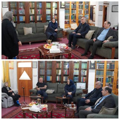 ادای احترام شهردار گرگان به خانواده چهره فرهنگی شهر؛ پیشنهاد نامگذاری یک معبر به نام &laquo;مرحوم قلیش&zwnj;لی&raquo;