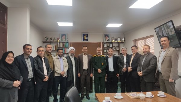 اعضای پایگاه بسیج شهرداری گرگان با فرمانده سپاه شهرستان دیدار کردند