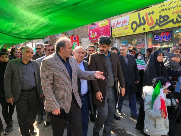 گزارش تصویری/حضور کارکنان شهرداری گرگان درجشن باشکوه پیروزی انقلاب اسلامی