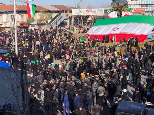 گزارش تصویری/حضور کارکنان شهرداری گرگان درجشن باشکوه پیروزی انقلاب اسلامی