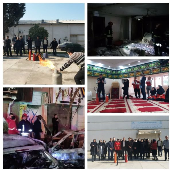 آموزش شهروندی به 320 نفر و 183 عملیات سازمان آتش نشانی گرگان در بهمن 1401